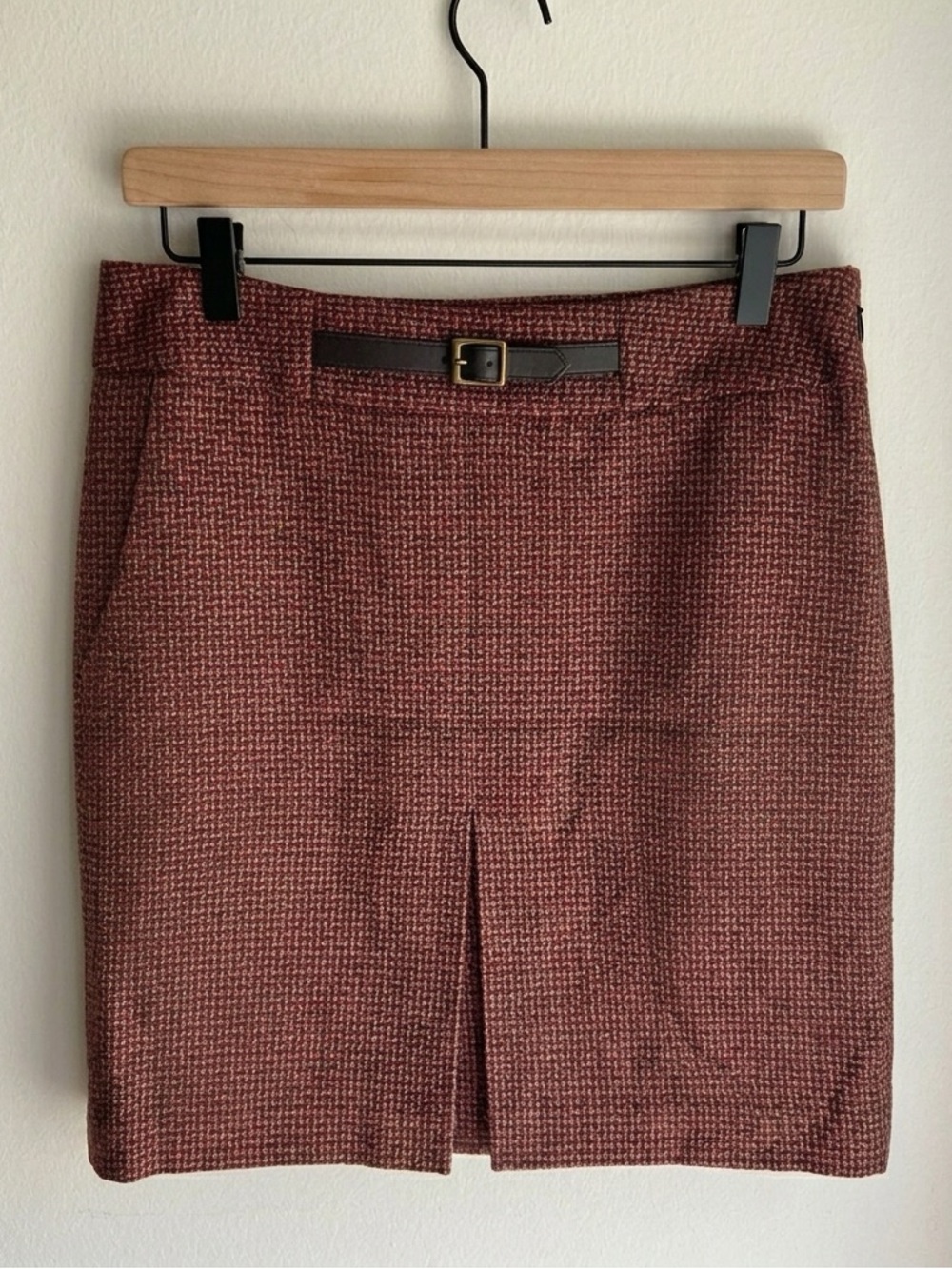 Ann Taylor Loft wool fall autumn colors mini skirt - size 6P